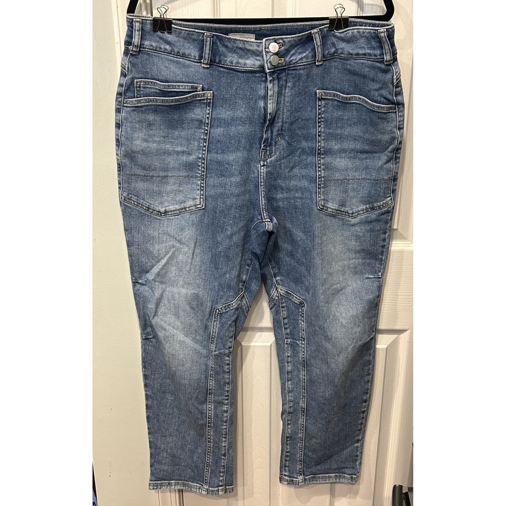 Pilcro Anthro The Wanderer Mid-rise Relaxed Jeans 33p Hipster Festival Boho Prep